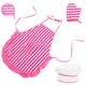 thumbnail image 2 of 1 juego de cocina para niños, delantal y gorro de chef, utensilios de repostería para niñas, ideal para fiestas de repostería y juegos de cocina., 2 of 7
