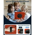 thumbnail image 7 of Lmcpa Case for iPad (A16) 11th Generation 11 inch 2025, iPad 10th Generation 10.9 inch 2022 with Pencil Holder, Shockproof Cover with Screen Protector/360° Rotate Hand Strap/Stand, Red, 7 of 7