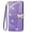 Lightpurple, variant on Allytechgroup Wallet Case for iPhone 16 Pro, Bling Sparkly Diamond PU Leather Phone Case with Credit Card Slot Wirst Strap Support Wireless Charging Shockproof Bumper for Women Girls, Purple