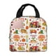 thumbnail image 1 of Easygdp Fall Farm Pumpkin Bolsa Térmica Premium - Tela Oxford Impermeable, Gran Capacidad, Bolsillo Frontal, Unisex para Trabajo, Escuela, Actividades al Aire Libre y Picnics, 1 of 8