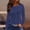 Navy, variant on Snorda Long Sleeve Shirts for Women Crew Neck Polka Dot Shirts for Women Casual Printed Pullover Soft Basi Vintage Shirt for Fall Outdoors Looks
