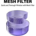 thumbnail image 4 of 2-in-1 Retainer Case & Denture Cup for Soaking Dentures \u2013 Storage & Bath Case for Retainers, Mouth Guards, Night Guards, False Teeth \u2013 Lightweight PC Material, Travel-Friendly (Purple), 4 of 5