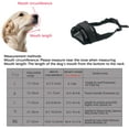 thumbnail image 6 of Visland Nylon Mesh Breathable Dog Mouth Cover, Dog Muzzle with Adjustable Straps Pet Mouth Cover, to Prevent Biting and Barking, 6 of 7