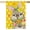 Yellow, variant on Easter Bunny Garden Flag 12x18 Inch, Pink Burlap Double Sided Polka Dot Easter Rabbit Tulips Flowers Carrots Small Spring Flag Seasonal Holiday Outdoor Decor