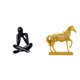 thumbnail image 1 of Figura de escritorio,Escultura abstracta para la oficina o el hogar,Estatuas de caballos,Estatuas de caballos Figura de caballo Figura de caballo,Esculturas de caballos,adornos de, 1 of 8