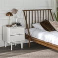 thumbnail image 6 of Walker Edison Spindle Headboard Twin Platform Bedframe, Caramel, 6 of 19