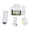 White, variant on YAHHU 2.4in Digital Camera IPS Screen 8X Zoom High Definition Front and Rear Dual Lens Autofocus Vlogging Camera for Photography Black (10.44 oz / 296 g)