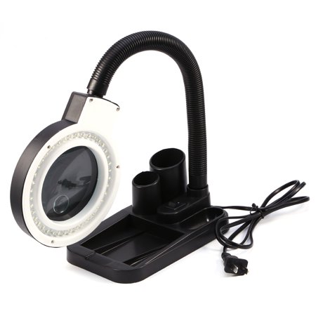 HURRISE 40 LED Illuminated Lighting 5X 10X Stand Magnifier & Desk Lamp | Walmart Canada