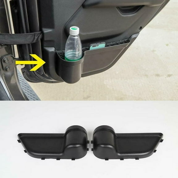 Tidying for Jeep Gladiator JT Car Front Rear Side Door Storage Box Tray Accessories for Jeep Wrangler JL 2018 