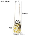 thumbnail image 2 of FORMRS Crossbody Bag for Women Quilted Travel Shoulder Cell Phone Purse with Chain Strap Handbag, Yellow Rubber Ducks, 2 of 7