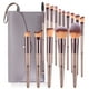 thumbnail image 1 of HEYMKGO Set de 15 Pinceles Oro Champán - Brochas Profesionales para Base, Rubor y Sombrias | Incluye Estuche de Piel PU | Kit Completo de Maquillaje, 1 of 7