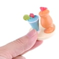 thumbnail image 3 of 2pcs 1/cale Dollhouse Miniatures Juice Cups para la decoración de la habitación de de Macarena Miniaturas de miniaturas, 3 of 8