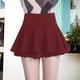thumbnail image 2 of Minifalda plisada de gasa para mujer: corte A de cintura alta, cintura elástica, tallas S-XL, 92 % poliéster. Bonita falda informal., 2 of 4