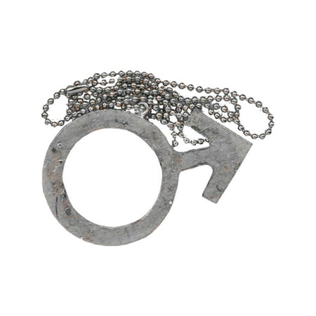 Adult Child 60s Hippie Male Gender Sign Costume Necklace