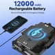 thumbnail image 4 of Luz de Trabajo LED Recargable 12000 mAh, 10000 lm con Base Magnética, 4 Modos y Soporte Ajustable, Lámpara Portátil para Mecánicos, Camping, Pesca y Reparación de Automóviles, 4 of 8