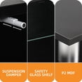 thumbnail image 4 of Uforic LED TV Stand with Mount & Power Outlet, Height Adjustable TV Mount for 75/65/60 inch TVs, Black, 4 of 10