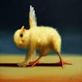 thumbnail image 3 of Heffernan, Lucia 12x12 Black Modern Framed Museum Art Print Titled - Yoga Chick Pyramid Pose, 3 of 5