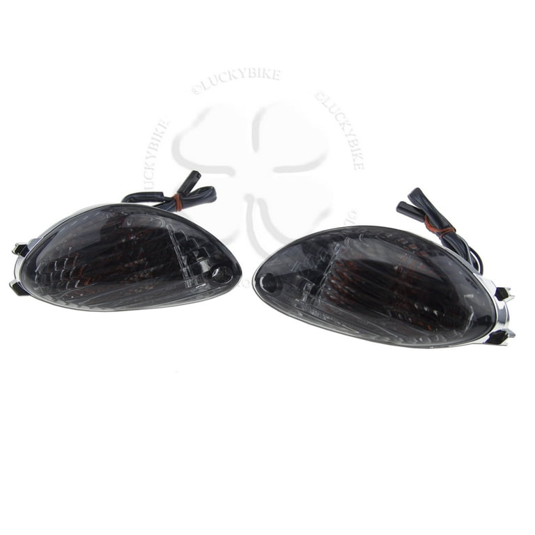 Smoke Rear Turn Signals Blinkers Lamp Units Suzuki GSXR 1300