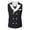 Black, variant on JHLZHS Mens Denim Jacket Mens Autumn and Winter Leisure Slim Fashion Leisure Retro Daily Solid Buckle Pocket Quality Suit Vest Ski Jacket Men 961