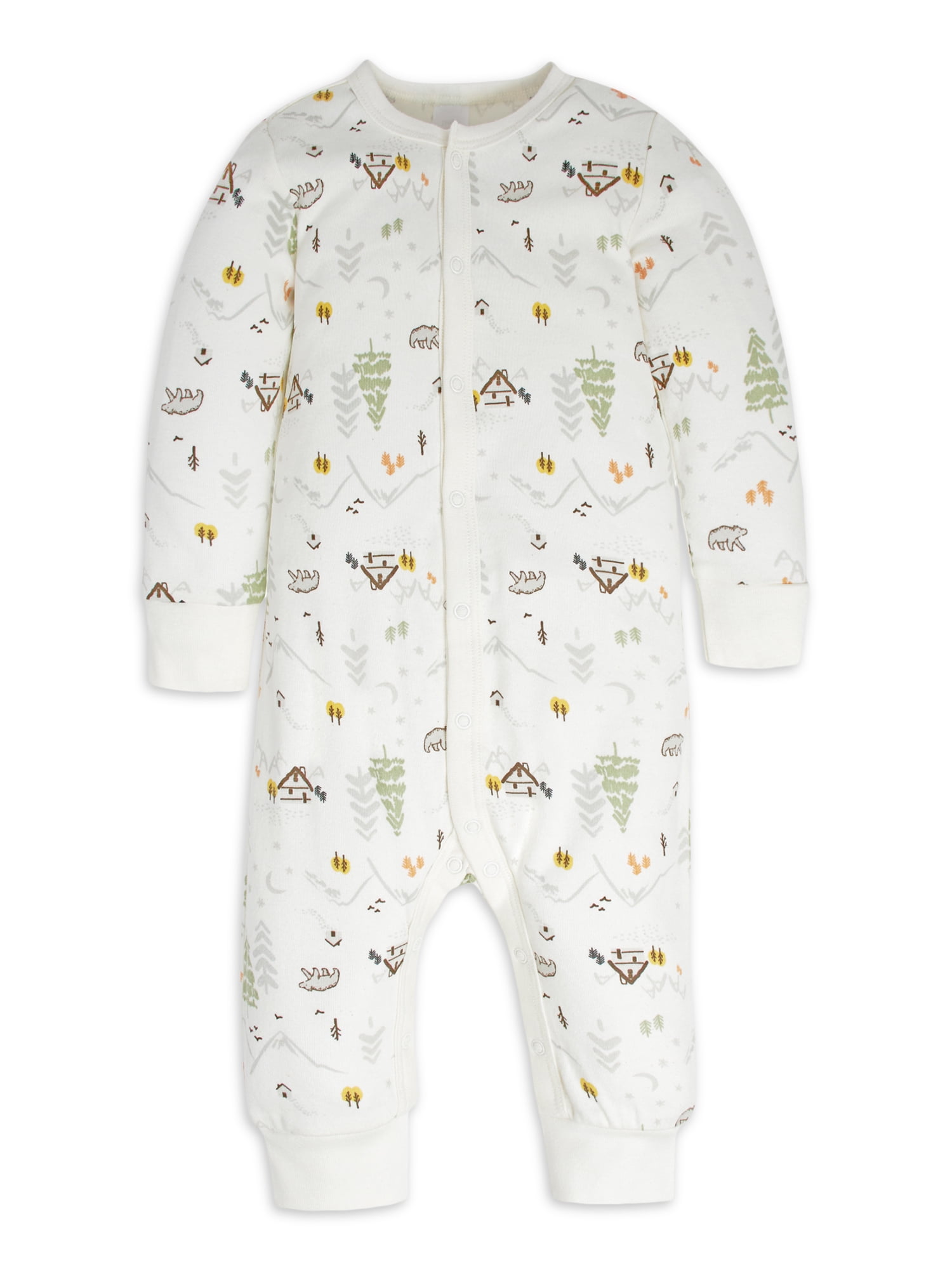 Modern Moments by Gerber Baby Boy Coverall With Mitten (Newborn - 0/3 Months)