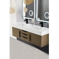 thumbnail image 4 of James Martin Vanities 389-V59d-Mb-Gw Mercer Island 59" Wall Mounted Double Basin Birch, 4 of 7