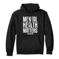 thumbnail image 4 of Mental Health Matters Hoodie for Men Women Mental Health Graphic Hooded Sweatshirt with Pockets Pullover Top, 4 of 4
