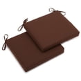 thumbnail image 1 of Cushions Blazing Needles, sarga, color chocolate, juego de 2 unidades, 1 of 2