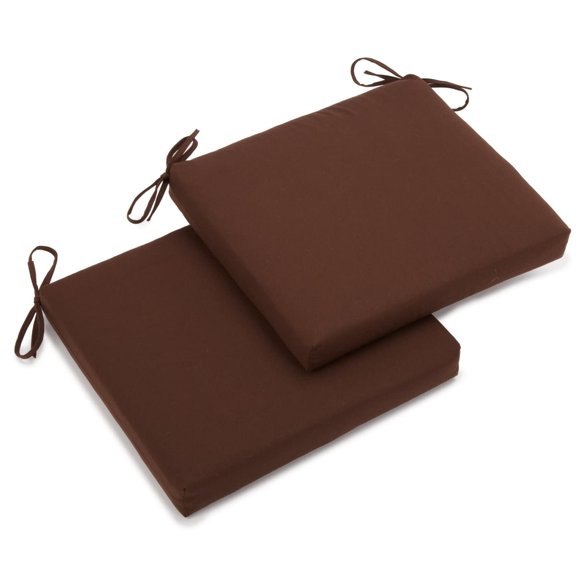 Cushions Blazing Needles, sarga, color chocolate, juego de 2 unidades