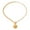 JDNW2312048, variant on Stylish Women's Sun Pendant Necklace in 18K Gold Plated Sturdy Stainless Steel with Pearls Chain Jewelry Accessory