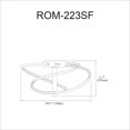 thumbnail image 2 of Semi Flushmount Romy, 2 of 3