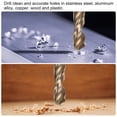 thumbnail image 5 of Uxcell 12 Packs 1.5mm Gold Titanium Coated High Speed Steel (HSS) 4341 Twist Drill Bits, 5 of 5
