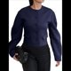 thumbnail image 1 of Blazer Corto con Botones para Mujer, Ropa Informal de Negocios para Otoño e Invierno. Azul Oscuro XL, 1 of 8