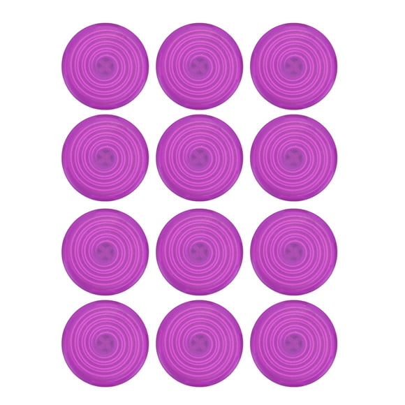 ZOUSSIQI 12pcs Arcade Button Cover Replace Mechanical Push Button Cover for Kailh for Cherry for TTC for Akko for Glorious Switches Purple EL225#14004
