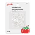 thumbnail image 1 of Botones Dritz blanco perla 11 mm, 20 piezas, 1 of 4