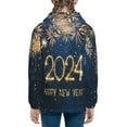 thumbnail image 4 of Kll Unisex Kids Boys Girls Hooded Pocket Pullover Hoodies-Happy New Year 2024, 4 of 9