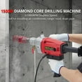 thumbnail image 2 of TROPOW Diamond Core Drilling Machine,Wet & Dry Handheld Concrete Core Drill Rig,1880RPM Stepless Speed 1-1/4" Thread Core Drill Rig with 2in Drill Bits for Concrete Brick Stone Block,1500W, 2 of 7