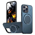 thumbnail image 1 of [PST] iPhone 16 Pro Max Ring Case, Slim Hybrid Magnetic Case with Rotating Ring Kickstand (MagSafe Compatible), 1 of 5