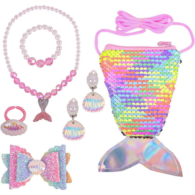 4 Barbie Necklace Bracelet Play Jewelry Set Party Favor Girls