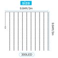 thumbnail image 2 of AGPTEK Curtain LED String Lights 8 Modes Fairy Lights USB String Light Fit Christmas Party Wedding Decoration, 2 of 7
