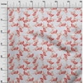 thumbnail image 3 of oneOone Cotton Jersey Red Fabric Floral Fabric For Sewing Printed Craft Fabric By The Yard 58 Inch Wide, 3 of 5