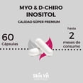 thumbnail image 4 of Suplemento alimenticio MYO & D-CHIRO Inositol Skin Vit 60 CAPSULAS Skin Vit Nutrition Company, 4 of 6