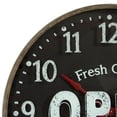 thumbnail image 3 of Zentique 35.5" Black and White Contemporary Round Wall Clock, 3 of 3