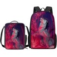 thumbnail image 1 of School Supplies Horse Pattern School Set Backpack Small Lunch Box, 1 of 5