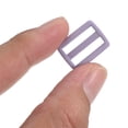 thumbnail image 4 of 5/8 Inch Tri-Glide Slide Buckles Webbing Strap Fastener, Light Violet, 50 Pack, 4 of 5