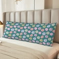 thumbnail image 2 of Fotbe Colorful Easter eggs Funda para Almohada Corporal con Diseño, Funda de Microfibra Ultrasuave de 20x54 Pulgadas, Ropa de Cama Elegante, 2 of 7