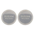 thumbnail image 2 of Espresso Puck Screen, 2pcs 1.2mm Thickness Stainless Steel Double Layer Filter Screen Mesh Reusable Filter for Home Kitchen Cafe, 2 of 7