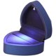 thumbnail image 1 of Caja de anillo de almacenamiento para el día de San Valentín con forma de corazón con luz LED (azul) JFHHH pequeña, 1 of 5