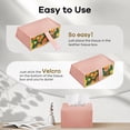 thumbnail image 3 of LZLINGMEI Tissue Box Cover Holder Compatible with Disposable Paper Hand Towels, Leather Paper Towel Dispenser for Tabletop, Bathroom,Office, 3 of 13