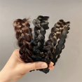 thumbnail image 4 of Perruque Tressée Bandeau Coiffure pour Femmes Filles Os de Poisson Torsadé Postiche Bandeau Épingle à Cheveux Accessoires pour Cheveux 1 Pcs, 4 of 4