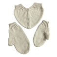 thumbnail image 5 of Abbraccia Couple Holding Hands Gloves Love Holding Hands Knitted Gloves Stretch Cuff Soft Thick Winter Gloves for Hiking Skiing Outdoor Light Gray, 5 of 9